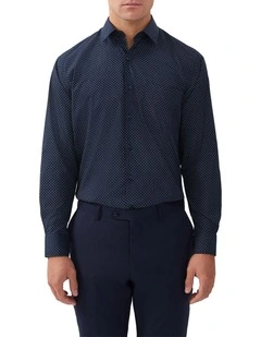 Multi Colour Check Shirt in Navy