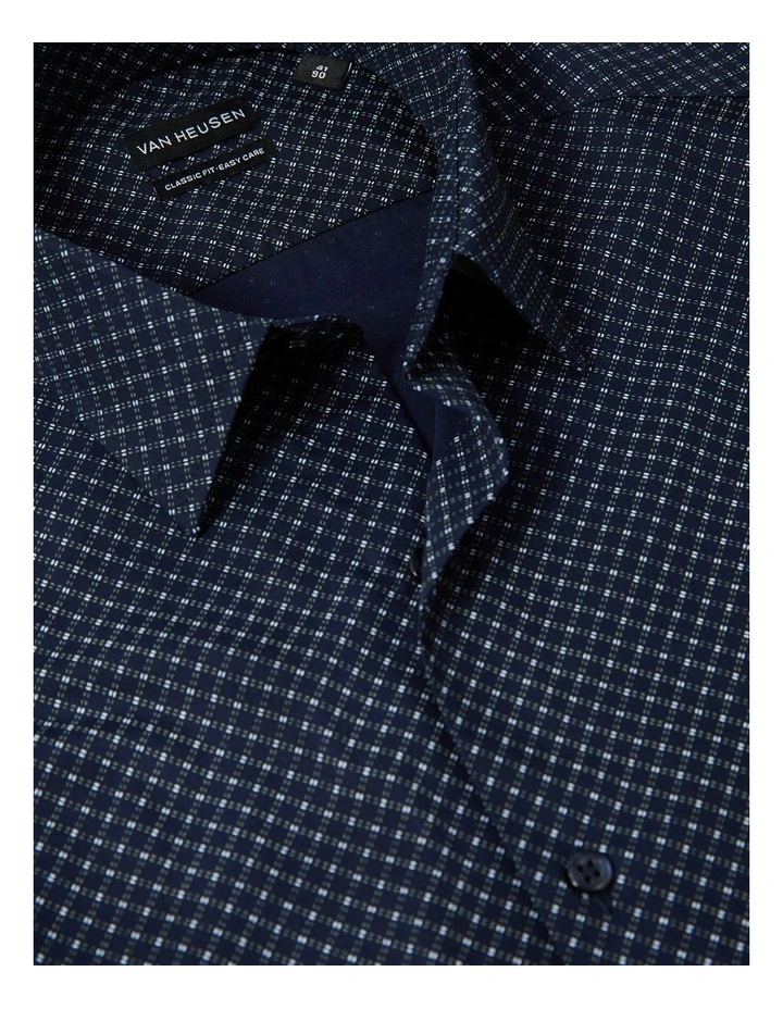 Multi Colour Check Shirt in Navy image 3