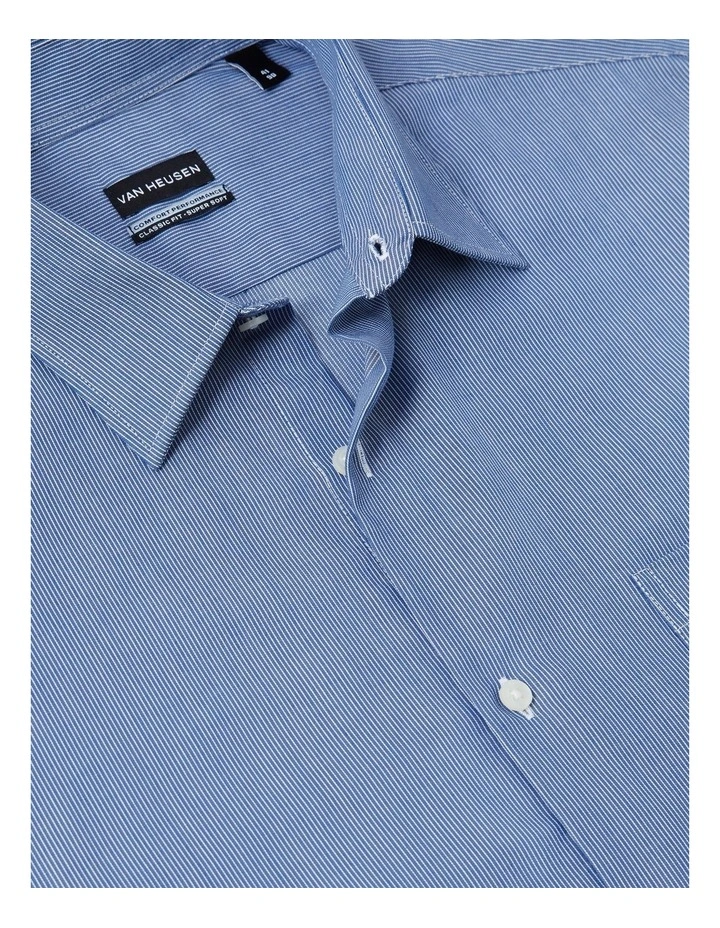 Mini Stripe Shirt in Navy image 3