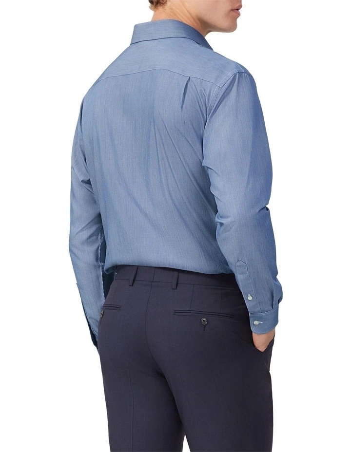 Mini Stripe Shirt in Navy image 4