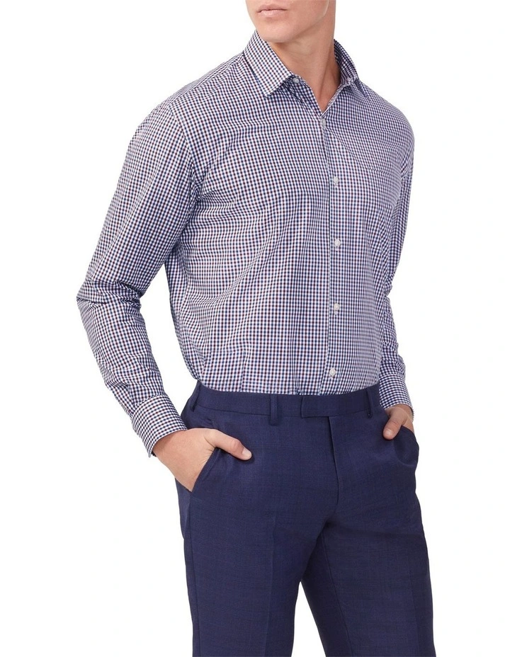 Gingham Check Shirt in Cherry image 1