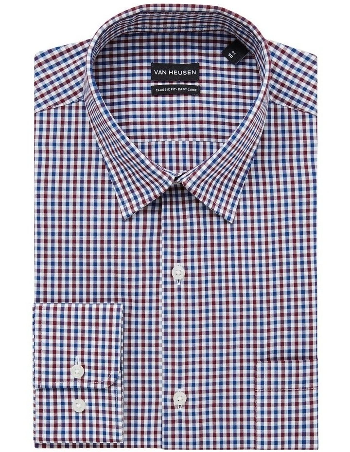 Gingham Check Shirt in Cherry image 2