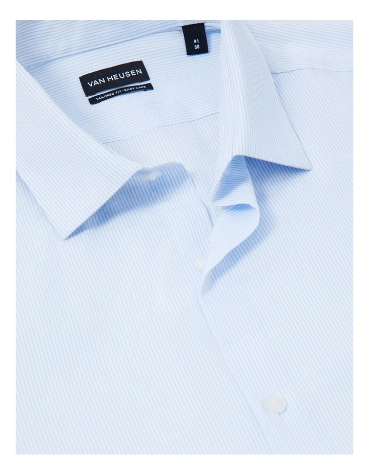 Pinstripe Shirt in Sky Blue image 2