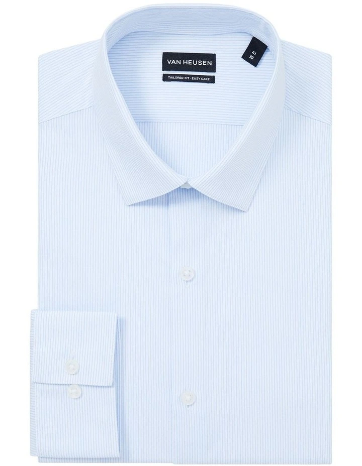 Pinstripe Shirt in Sky Blue image 3