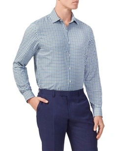 Gingham Check Shirt in Green