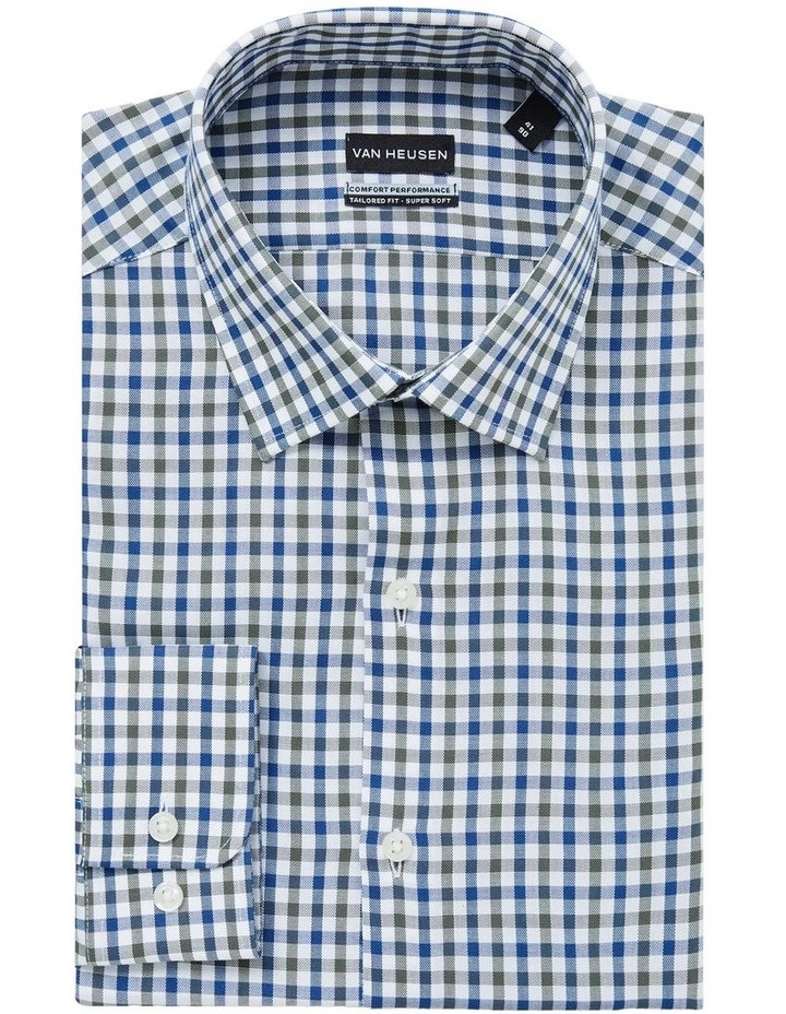 Gingham Check Shirt in Green image 2