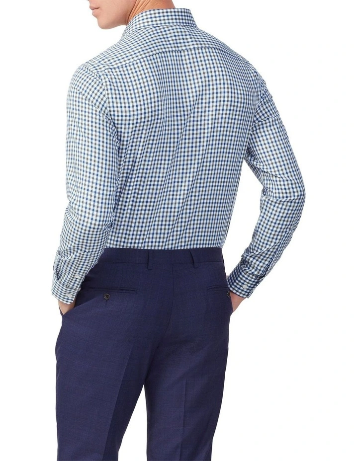 Gingham Check Shirt in Green image 4