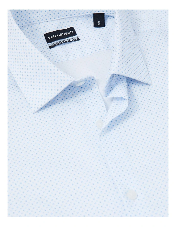 Mini Circle Print Shirt in Blue image 2