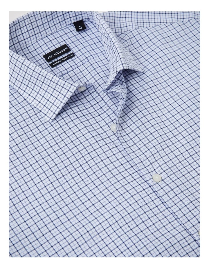 Twill Check Shirt in Midnight image 3