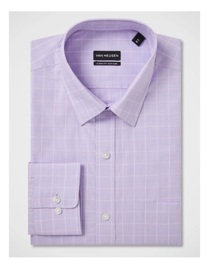 Multi Colour Plaid Shirt in Lavender image 3