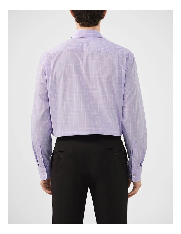 Multi Colour Plaid Shirt in Lavender image 4