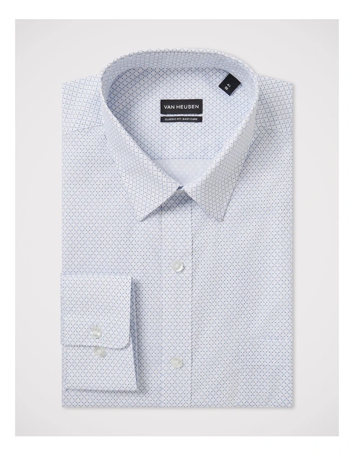 Hexagon Print Shirt in Blue image 2
