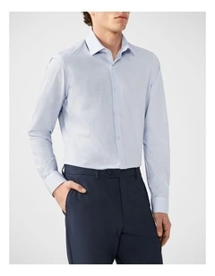 Mini Stripe Shirt in Blue