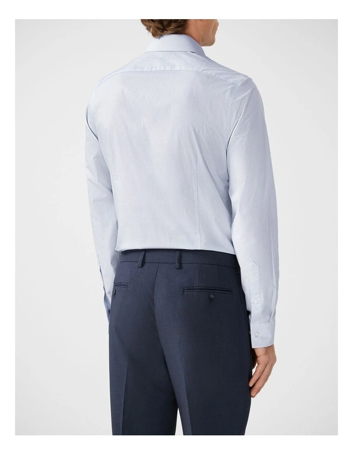 Mini Stripe Shirt in Blue image 4