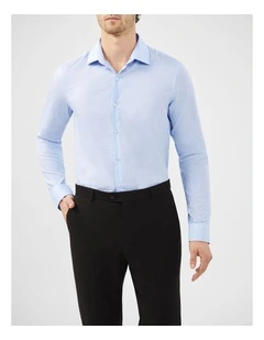 Puppytooth Check Shirt in Sky