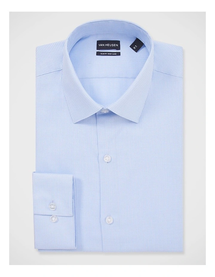 Puppytooth Check Shirt in Sky image 3
