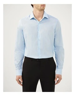 Mini Stripe Shirt in Sage