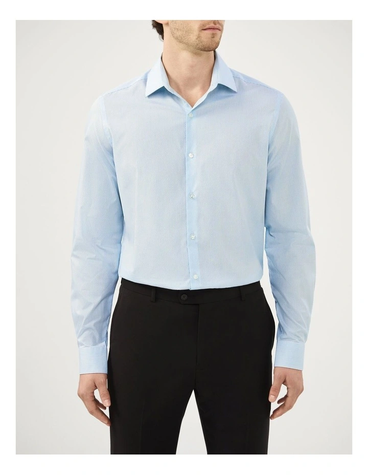 Mini Stripe Shirt in Sage image 1