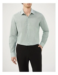 Mini Diamond Print Shirt in Green
