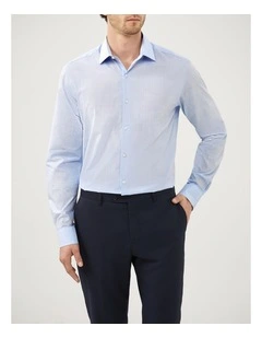 Classic Check Shirt in Sky