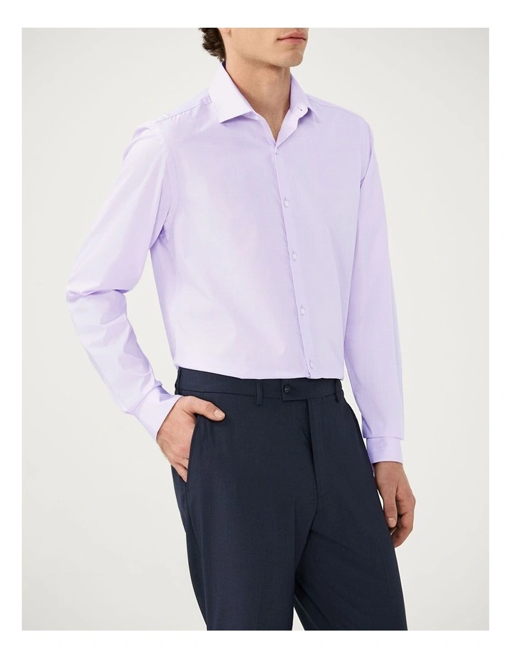 Classic Check Shirt in Lavender image 1