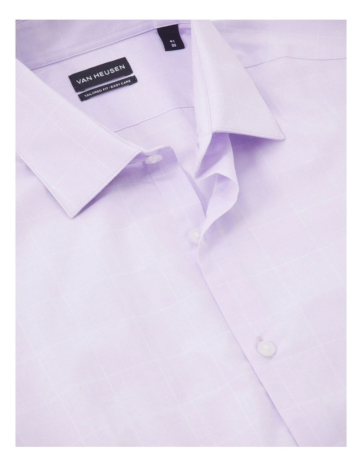 Classic Check Shirt in Lavender image 3