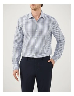 Gingham Check Shirt in Olive