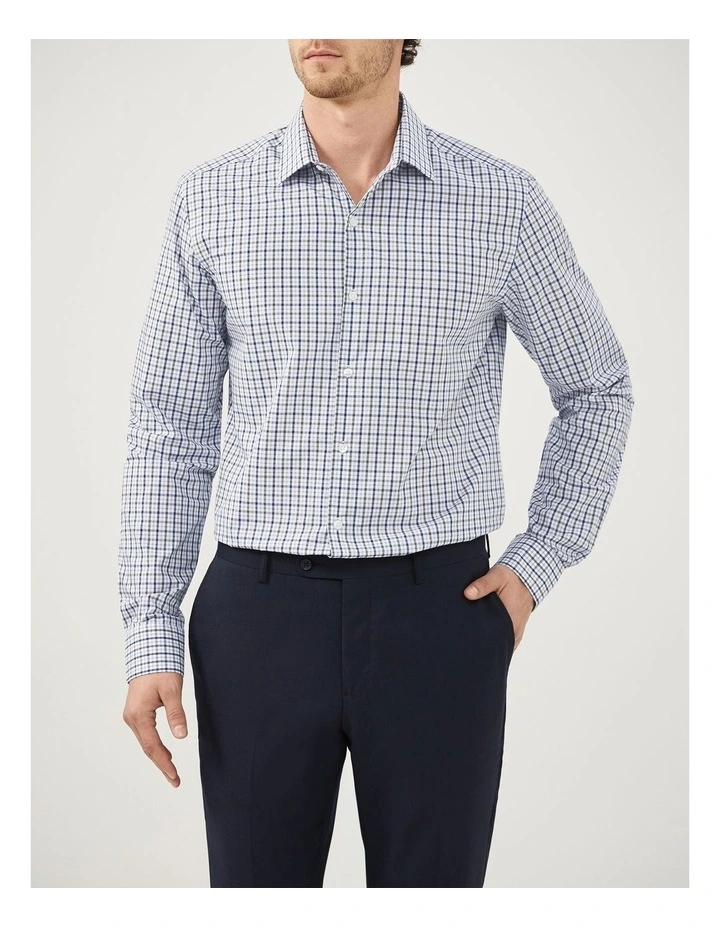 Gingham Check Shirt in Olive image 1
