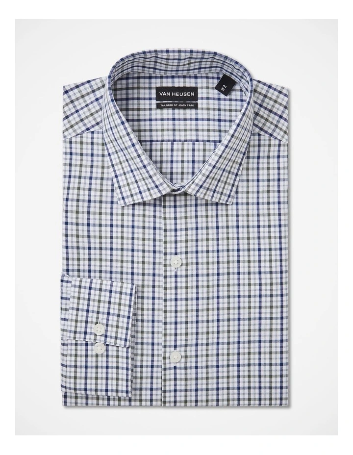 Gingham Check Shirt in Olive image 2