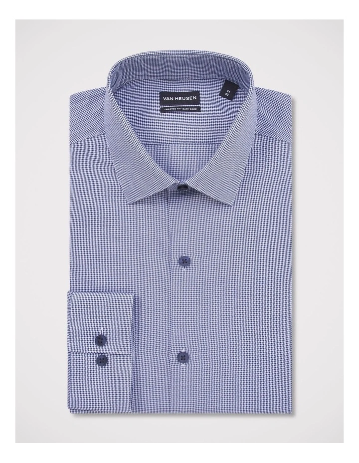 Geometric Flex Shirt in Navy image 3