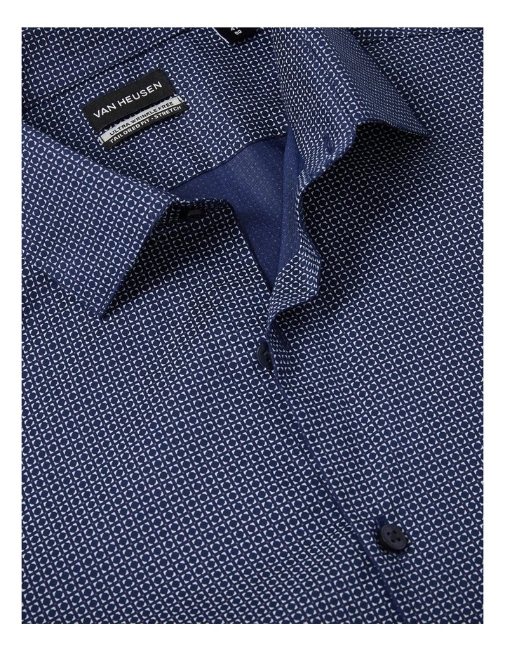 Geometric Flex Shirt in Navy image 3