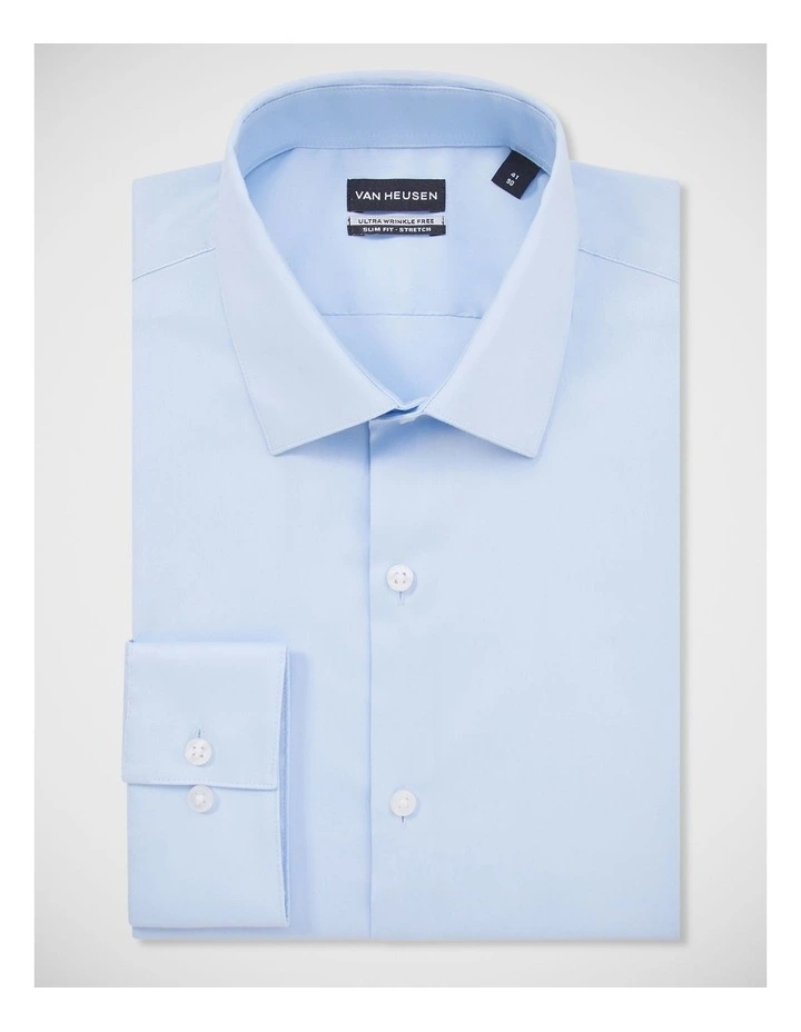 Plain Twill Shirt in Blue image 3