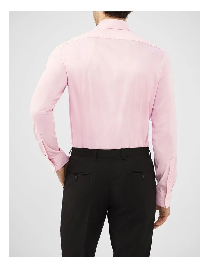 Plain Twill Shirt in Pink image 4