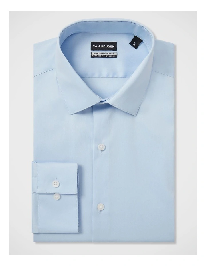 Plain Twill Shirt in Blue image 2