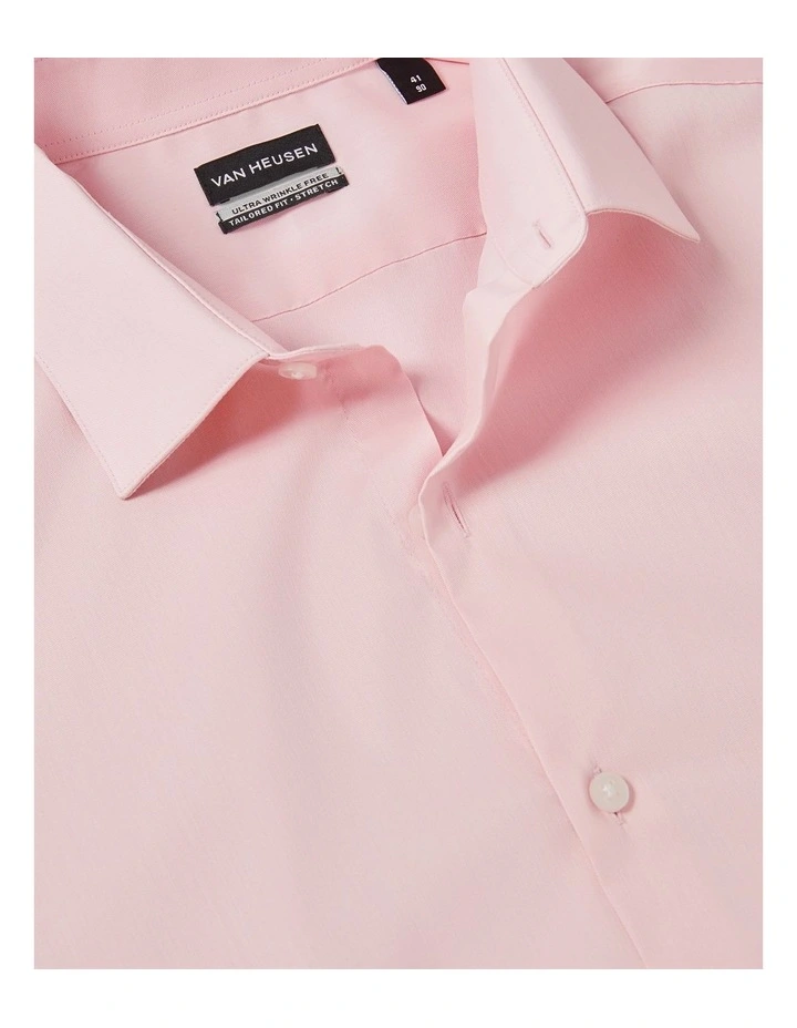 Plain Twill Shirt in Pink image 3