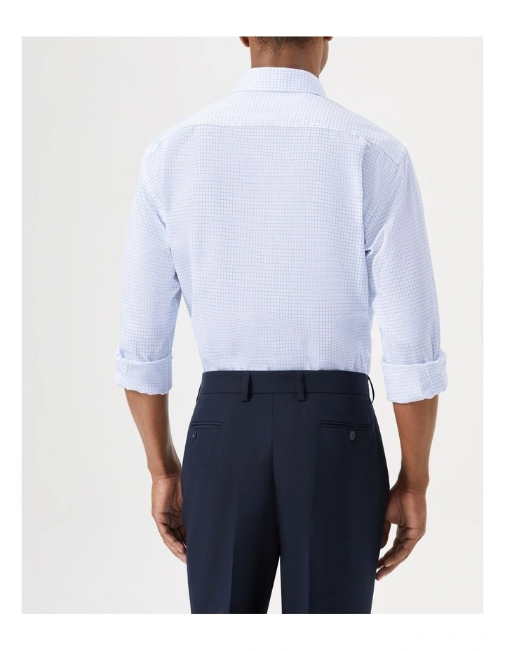 Large Check Shirt in Sky image 4