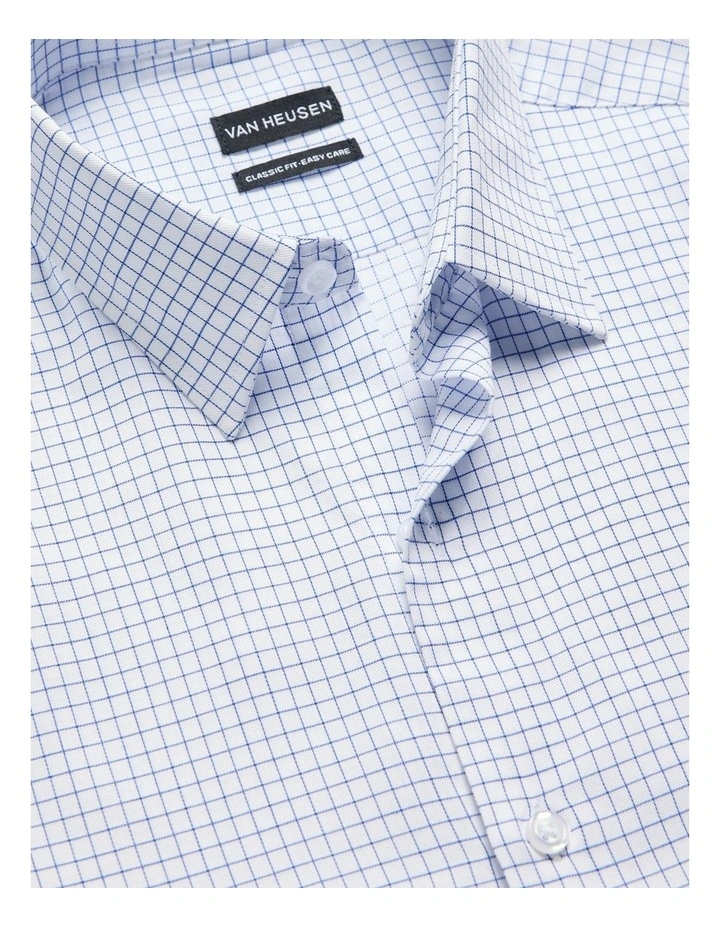 Large Check Shirt in Navy image 2