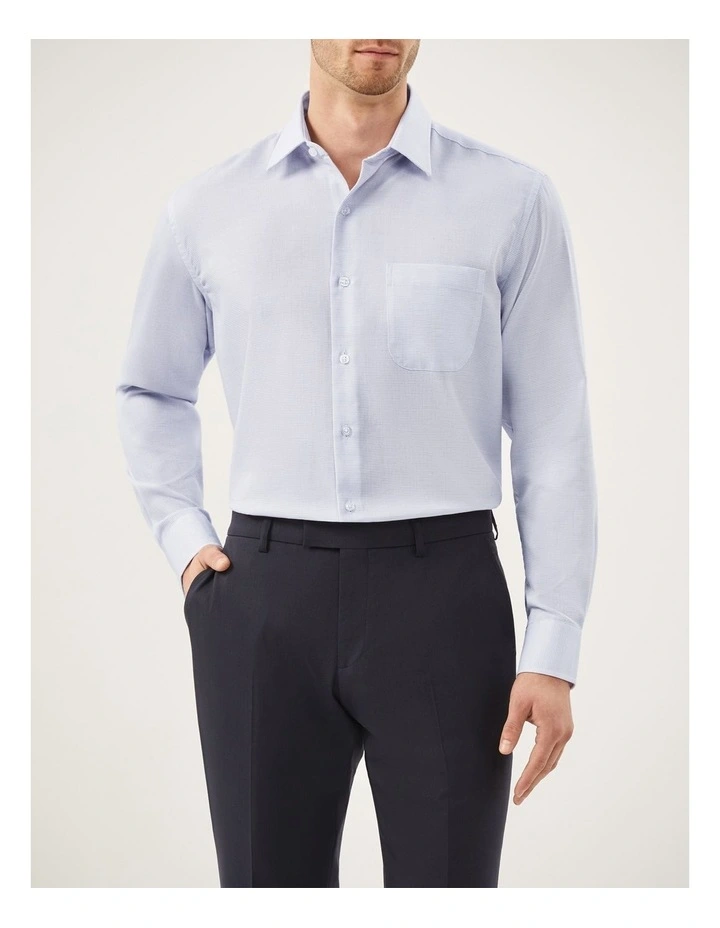 Dobby Textured Shirt in Lilac image 1