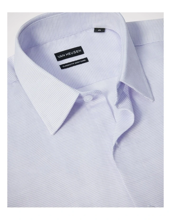 Dobby Textured Shirt in Lilac image 2