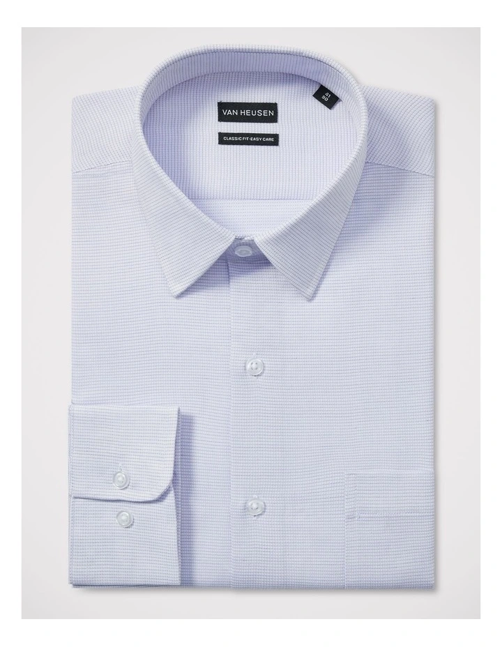 Dobby Textured Shirt in Lilac image 3
