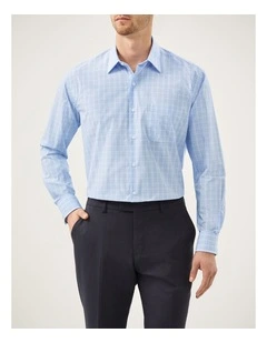 Mid Check Shirt in Lilac