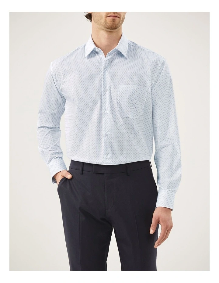 Star Print Shirt in Sky image 1