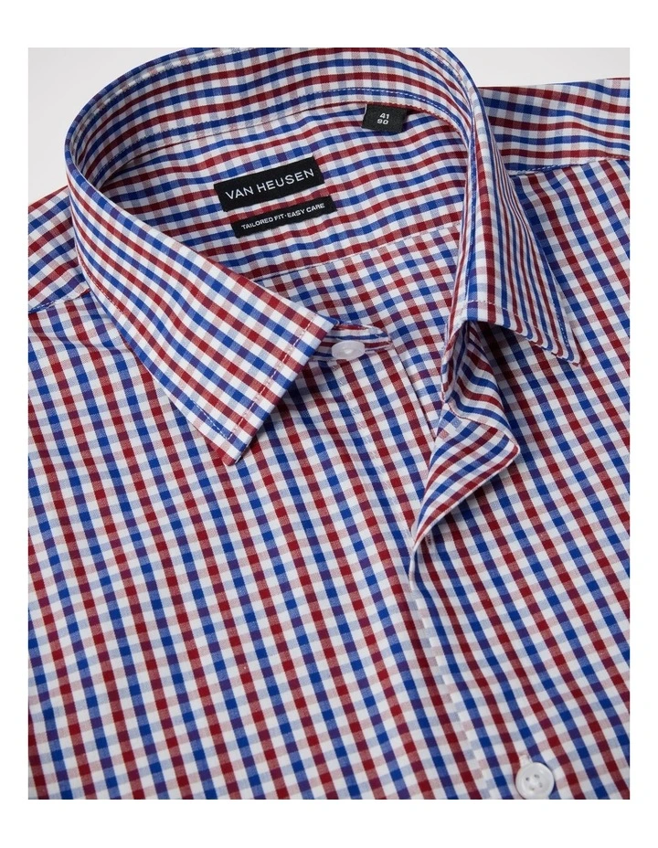 Gingham Check Shirt in Red image 2