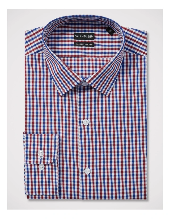 Gingham Check Shirt in Red image 3