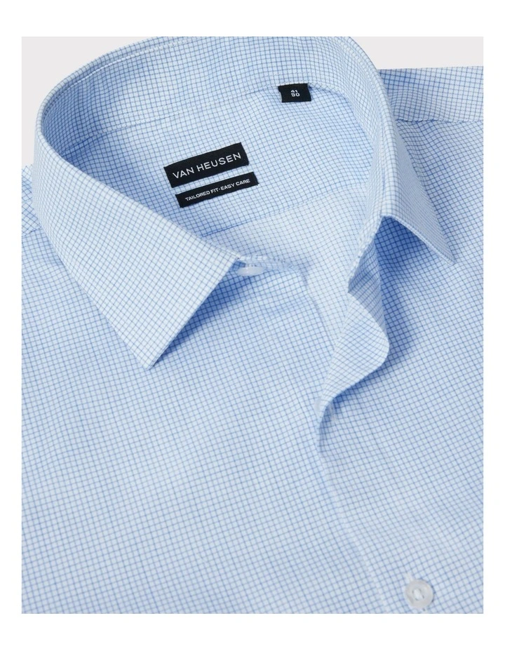Mini Check Shirt in Blue image 2