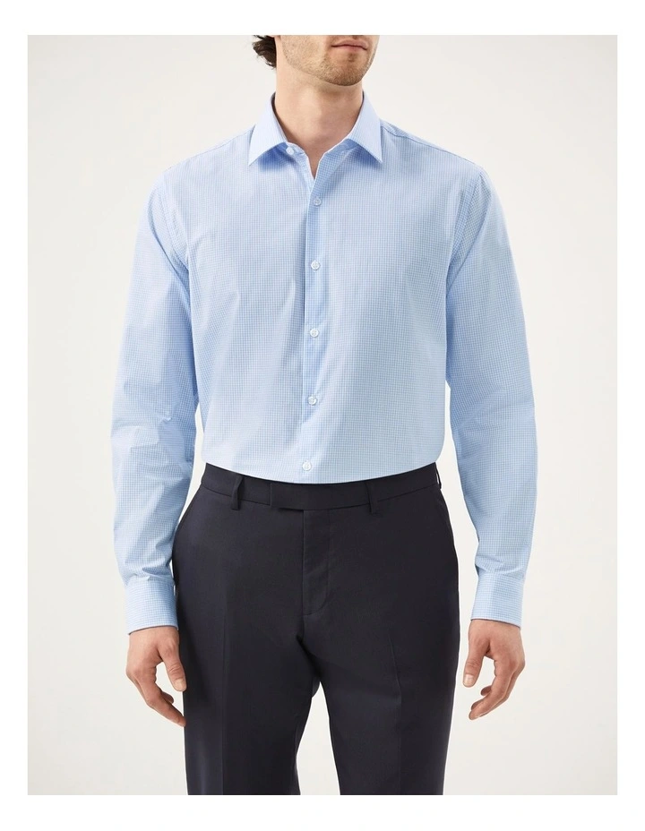 Mini Check Shirt in Lavender image 1