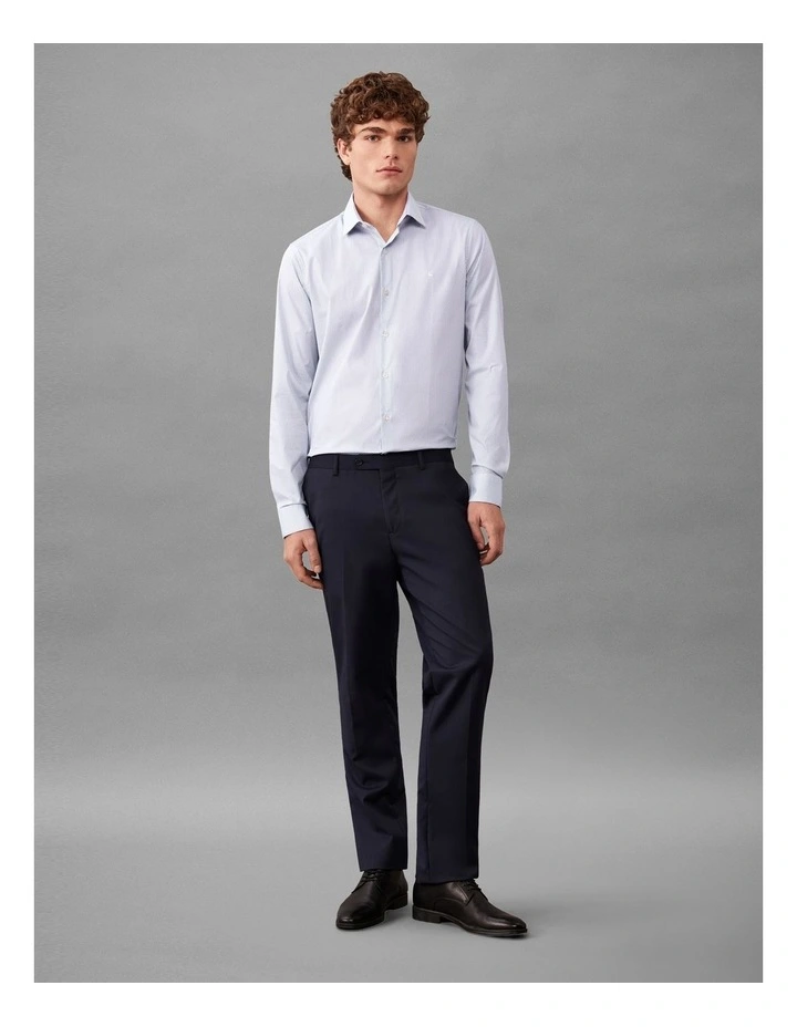 Poplin Dress Shirt in White image 2