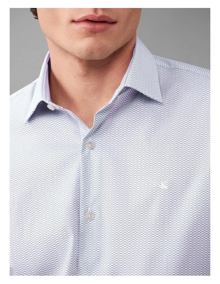 Poplin Dress Shirt in White image 3