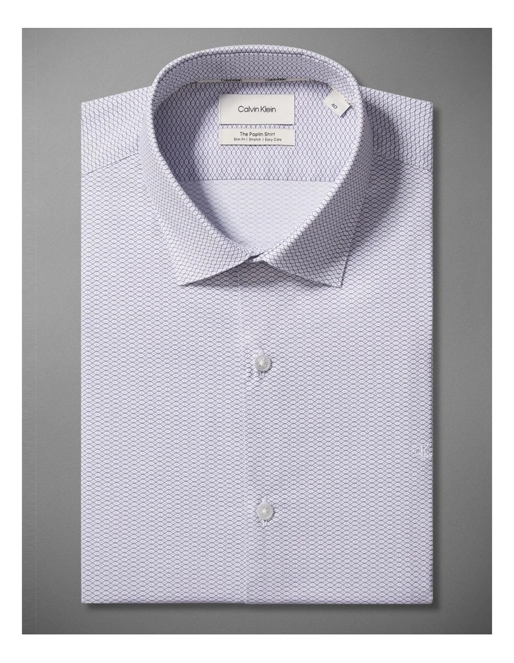 Poplin Dress Shirt in White image 5