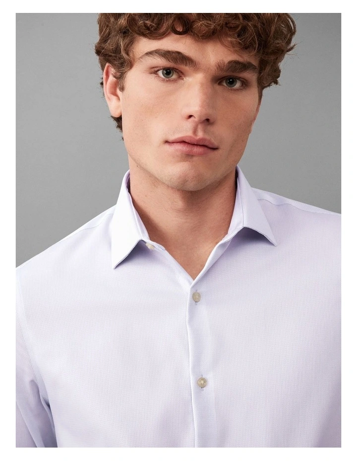 Twill Dress Shirt in Lavender image 3